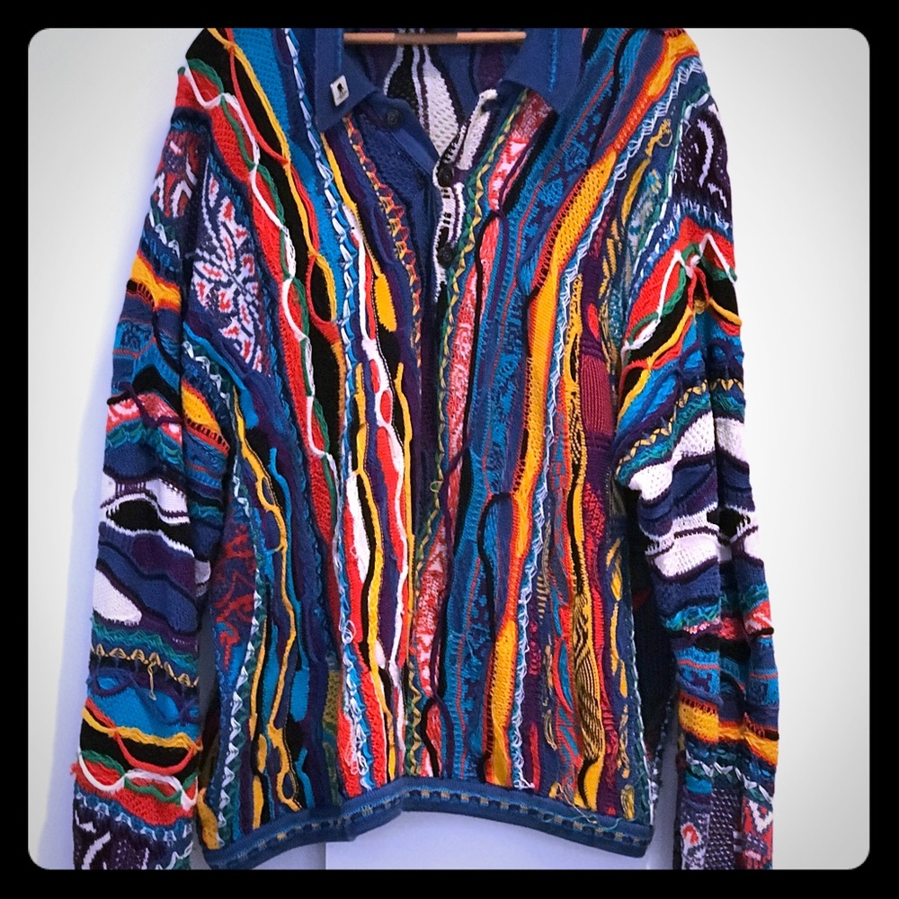 Coogi multicolored sweater one of a kind